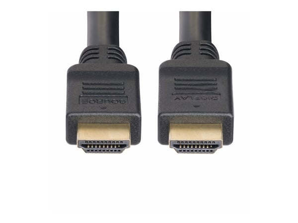 Startech 10m Active HDMI 2.0 Cable, CMP, Plenum Rated, 4K 60Hz - High Speed - HDMI-kabel - HDMI hann til HDMI hann - 10 m - skjermet - svart - akti...