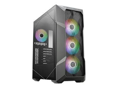 Cooler Master TD500 MAX - Mini-ITX - ATX - sidepanel med vindu (herdet glass) 850 watt (ATX12V 3.0) - lagermetall - USB/lyd