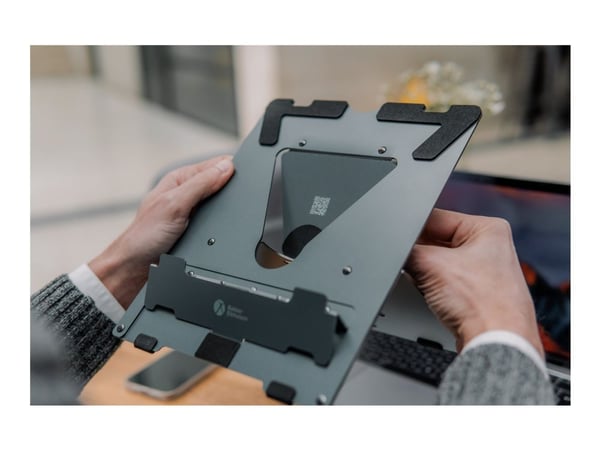 Bakker Elkhuizen Ergo-Q 160 - Stativ for notebook/nettbrett - 11" - 17" - mørk grå