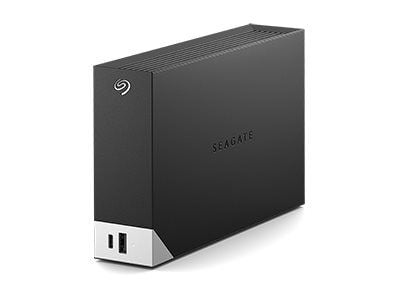 Seagate One Touch with hub STLC18000402 - Harddisk - 18 TB - ekstern (stasjonær) - USB 3.0 - svart - med Seagate Rescue Data Recovery