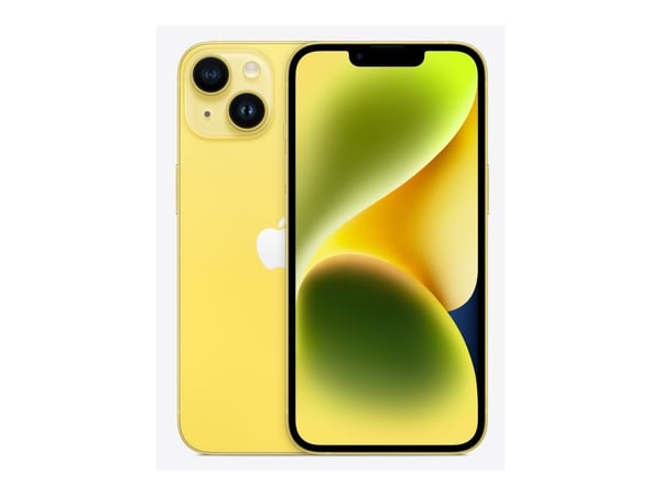 Apple iPhone 14 - 5G smartphone - dobbelt-SIM / Internminne 512 GB - OLED display - 6.1" - 2532 x 1170 piksler - 2x bakkameraer 12 MP, 12 MP - fron...