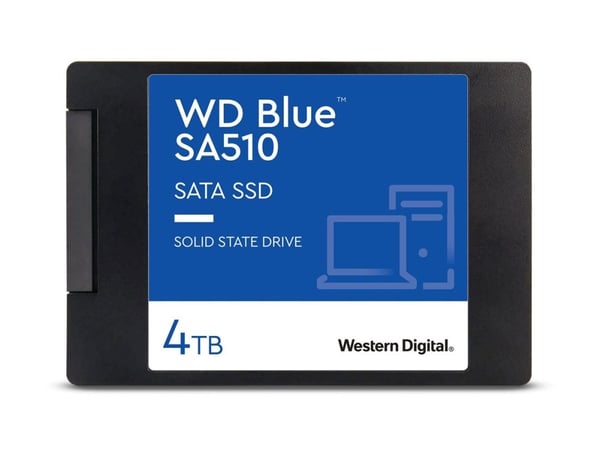 WD Blue SA510 WDS400T3B0A - SSD - 4 TB - intern - 2,5" - SATA 6Gb/s