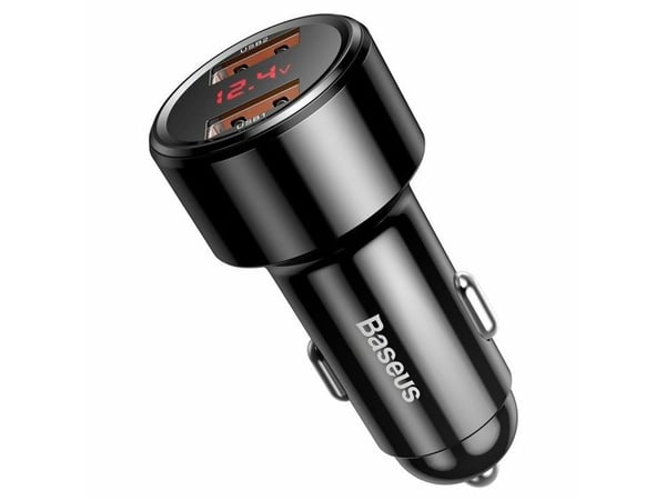 Baseus Magic 2x USB QC 3.0 45W billader (svart)