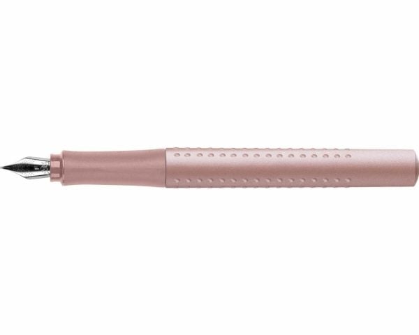 Faber-Castell 140809, Rose, Patronrefill/konverter-system, Kursiv spiss, Rustfritt stål, Fin, Ambidextrous