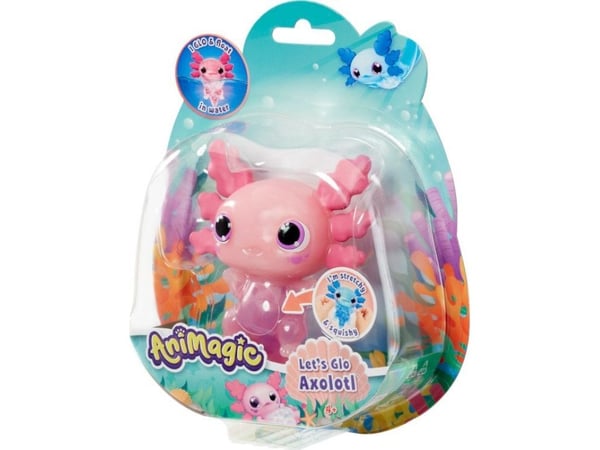 ANIMAGIC Axolotl interactive toy, pink