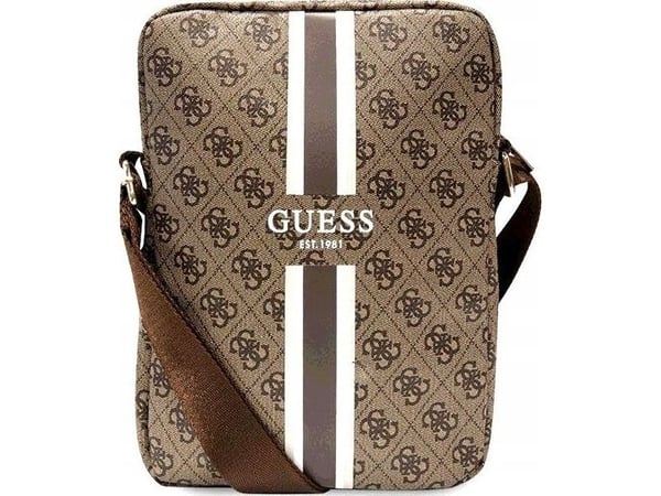Guess 4G Stripes nettbrettetui 10" - nettbrettveske (brun)