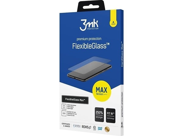 3MK 3mk FlexibleGlass Max hybridglass for Samsung Galaxy A34 5G (SM-A346) svart 3MK 3mk FlexibleGlass Max hybridglass for Samsung Galaxy A34 5G (SM-A346) svart