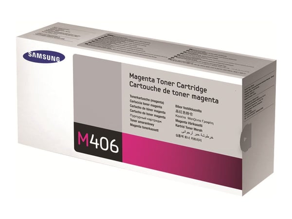 Samsung CLT-M406S - Magenta - original - tonerkassett - för CLP-360, 365, 368; CLX-3300, 3305, 3306; Xpress C460, C467