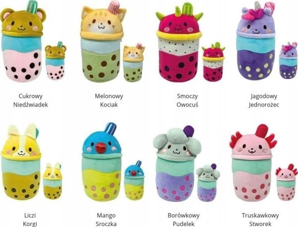 Epee Bubble Tea maskotti 8 cm MIX 8 eri mallia