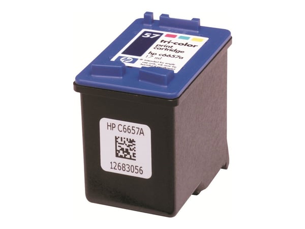 HP 57 - Farge (cyan, magenta, gul) - original - blekkpatron - for Deskjet 450, 55XX; Officejet 6110; Photosmart 7150, 7350, 7550; psc 21XX, 2210