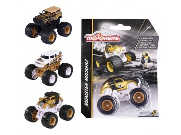 SIMBA AUTON TERVAAMINEN 9CM MONSTER ROCKERZ MAJORETTE B/C:LLA