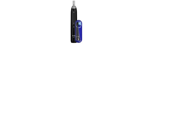 Oral-B IOSERIES5BL, Aikuinen, Tärisevä hammasharja, Päivittäinen hoito, Herkkä, Erittäin herkkä, Valkaiseva, Musta, Musta, Pyöreä