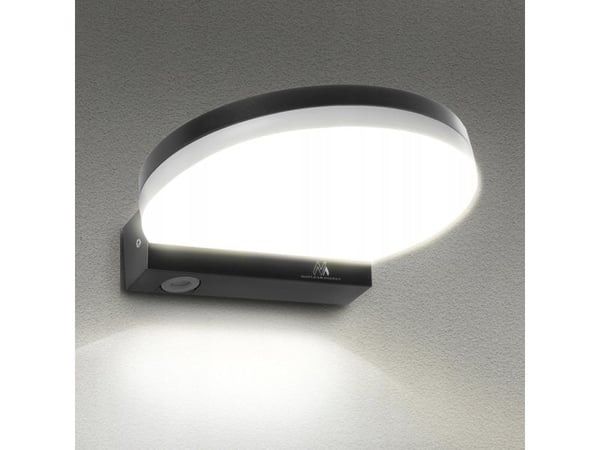Vegglampe Maclean lampe ?cienna utendørs 15W MCE346GR grå