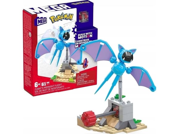 Mega Bloks Plastblokker MEGA Pokémonblokker nattfly Zubat