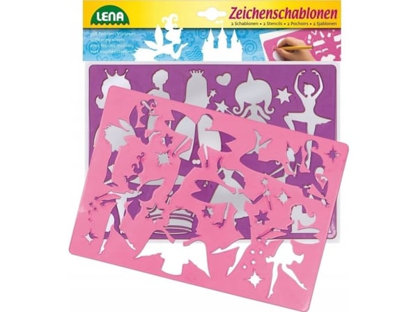Lena 65766, Kunststensil, Barn, Flerfarget, Jente, 3 år, 260 mm