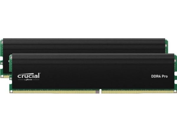 Crucial - DDR4 - sett - 64 GB: 2 x 32 GB - DIMM 288-pin - 3200 MT/s / PC4-25600 - CL22 - 1.2 V - ikke-bufret