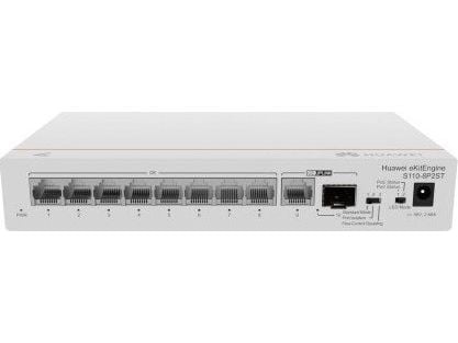 Huawei CloudEngine S110-8P2ST, Power over Ethernet -tuki, Telineasennus