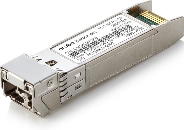 HPE Networking Instant On - SFP+ transceivermodul - 10GbE - 10GBase-SR - LC multimodus - opp til 300 m - for HPE Aruba Instant On Instant On 1930, ...