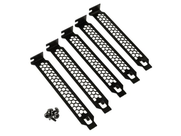 Kolink PCI-spalteplate - 5 stk., svart