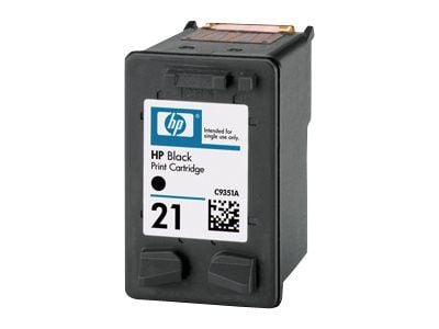 Bläckpatron HP 21 C9351AE, 190 sidor, Svart