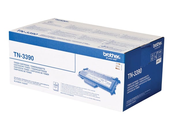 Brother TN3390 - Svart - original - tonerpatron - for Brother DCP-8250DN, HL-6180DW