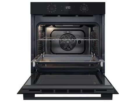 Whirlpool OMK58CU1SB, Keskikokoinen, Sähköuuni, 71 L, 71 L, Katalyyttinen, Kiinteä