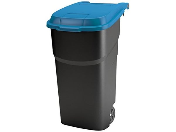 Rotho 45101, 100 l, Rektangulær, Sort, Blå, Manuell, 590 mm, 140 mm