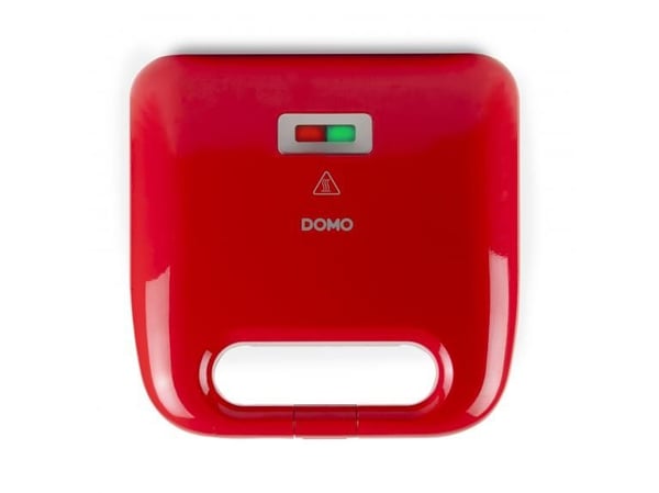 Domo DO9242W, 2 våffla/våfflor, Circel, Figur, Fyrdelad, Rektangulär, Triangel, Röd, 750 W, 349 mm, 225 mm