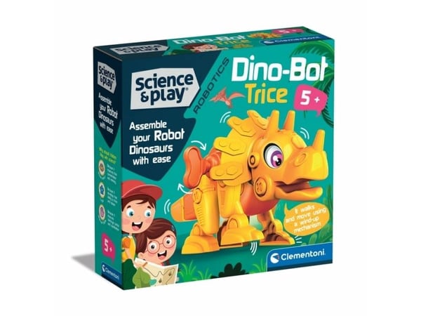 Clementoni Dino Bot Triceratops Junior, Robotdinosaur, 5 år