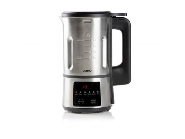 Domo DO727BL, 1,2 l, Blenderstil, Rustfritt stål, 20 min, LED, Berøringskontroll
