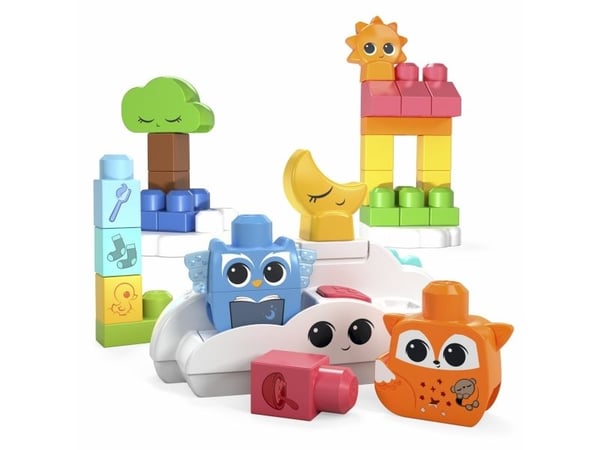 MEGA BLOKS Rise & Snooze Night Light, Building set, 1 yr(s), Plastic, 30 pc(s), 950 g