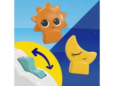 MEGA BLOKS Rise & Snooze Night Light, Building set, 1 yr(s), Plastic, 30 pc(s), 950 g