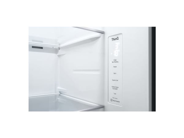 LG InstaView GSGV81PYLL, Frittstående, Amerikansk dør, Sølv, 2 dører, Prime Silver, Berøringskontroll
