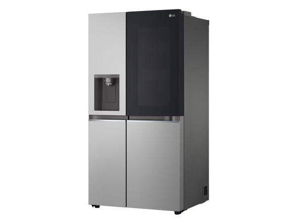 LG InstaView GSGV81PYLL, Frittstående, Amerikansk dør, Sølv, 2 dører, Prime Silver, Berøringskontroll