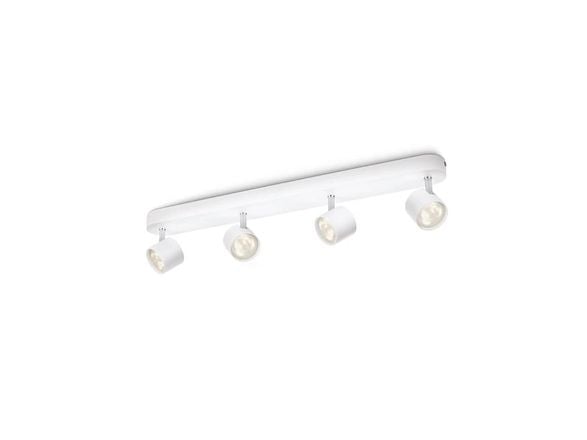 Philips myLiving STAR - Takspotlight - LED - 4 innganger - 18 W - 2700 K - hvit