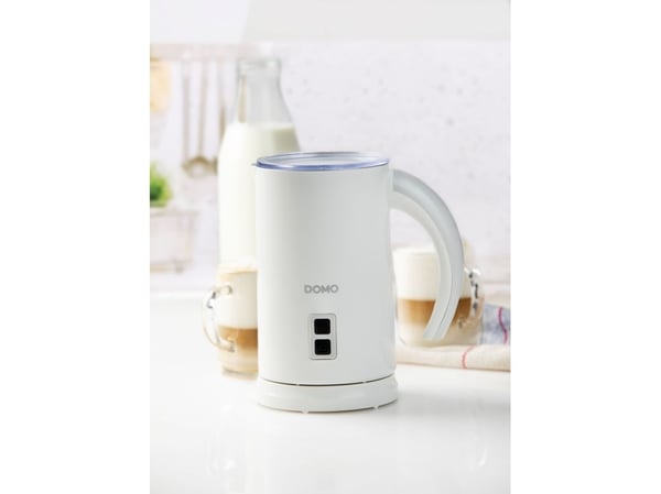 Domo DO731MF, Automatisk melkeskummer/varmer, Hvit, 0,24 l, 120 s, Varm & Kald, Knapper