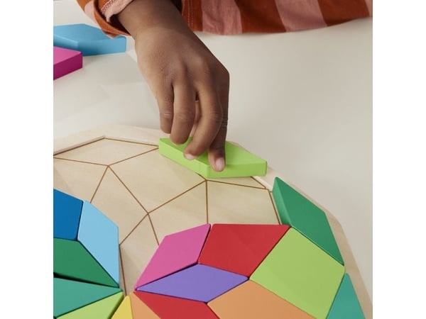 Fisher-Price Mandala-puslespill i tre, 41 stk, Annet, 3 år