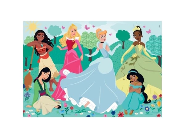 Clementoni Supercolor Disney Princess, 104 stykker, Tegneserier, 4 år