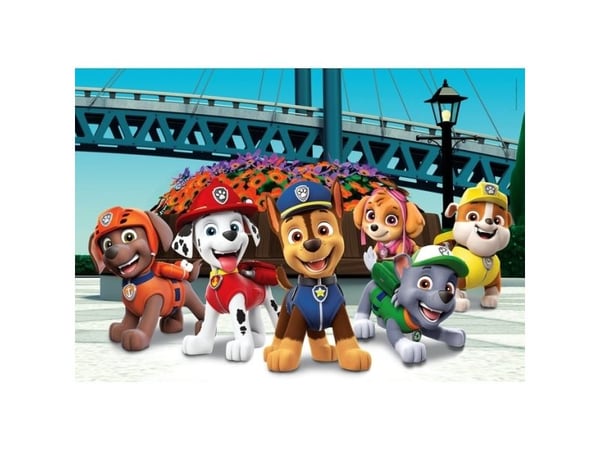 Clementoni Supercolor Paw Patrol, 104 stykker, Tegneserier, 4 år