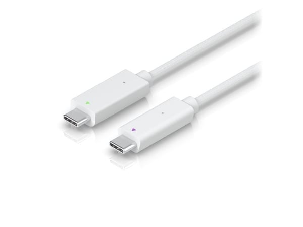 Ubiquiti - USB-kabel - 24 pin USB-C (hann) til 24 pin USB-C (hann) - 1 m - hvit