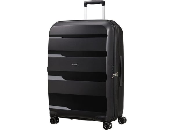 American Tourister BON AIR DLX, Tralle, Hard overflate, Sort, Stor, Polypropylen (PP), 4 hjul American Tourister BON AIR DLX, Tralle, Hard overflate, Sort, Stor, Polypropylen (PP), 4 hjul