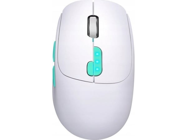 Defender trådløs mus NITTA MM-307 optisk 1600 dpi 2,4 GHz + Bluetooth hvit batteri