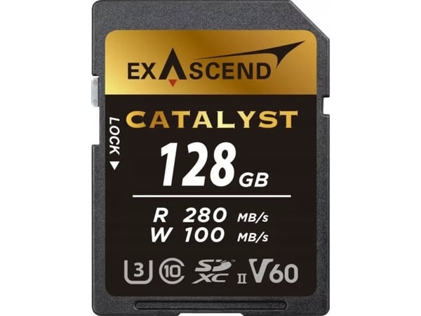 ExAscend Catalyst SDXC 128 GB Class 10 UHS-II/U3 V60 (EX128GSDV60)