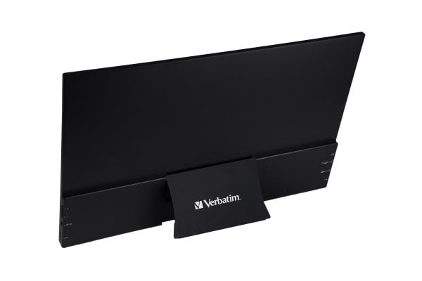 Verbatim PMT-15-4K - LCD-skjerm - 15.6" - portabel - berøringsskjerm - 3840 x 2160 4K - IPS - 350 cd/m² - 1000:1 - 6 ms - HDMI, 2xUSB-C