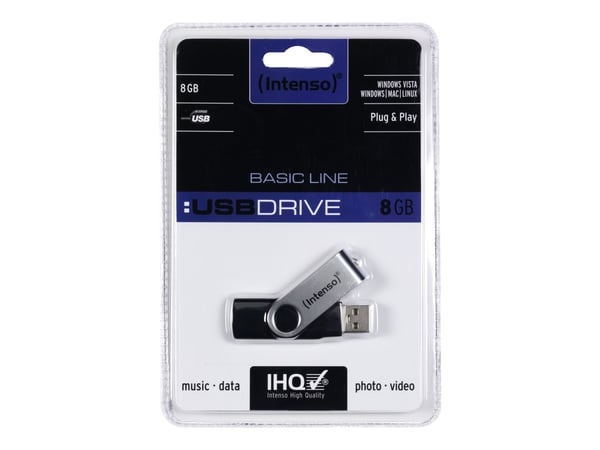 Intenso Basic Line - USB flash-enhet - 8 GB - USB 2.0