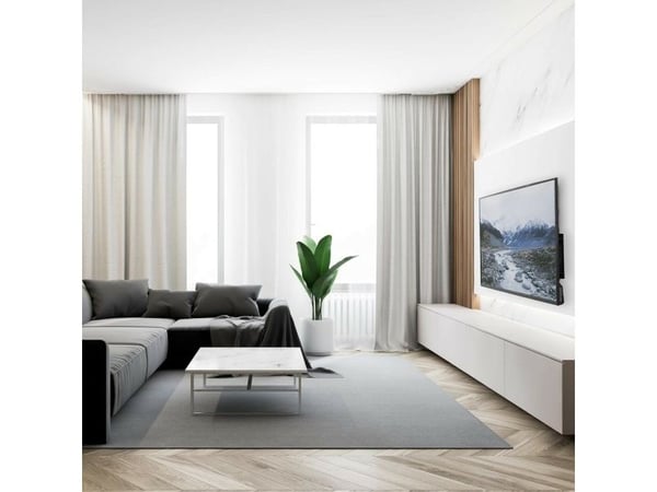 TECHly - Monteringssett (veggmontering) - full bevegelse - for LCD-skjerm - ekstra lang - svart - skjermstørrelse: 42"-80"