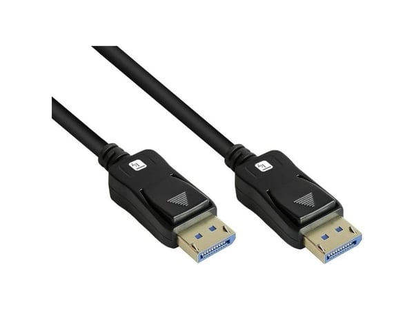 Techly ICOC DSP-A21-030, 3 m, DisplayPort, DisplayPort, Hankjønn, Hankjønn, 3840 x 2160 piksler