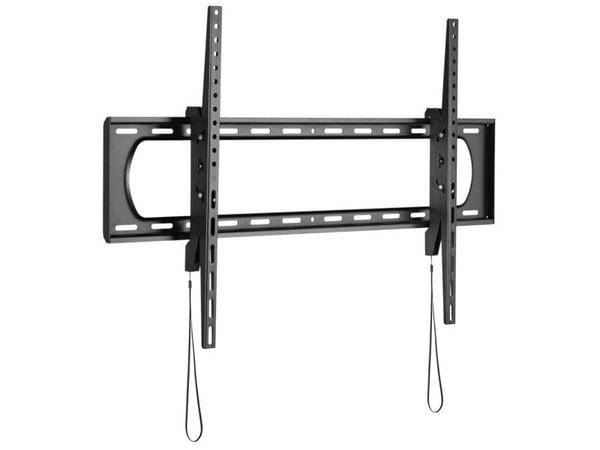 TECHly - Monteringssett (veggbrakett) - Smal - for LCD-display / bøyd LCD-display - vippbar - robust stål - svart - skjermstørrelse: 60"-120"