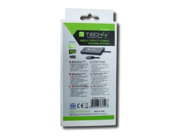 TECHly - Dockningsstation - USB-C 3.2 Gen 1 - HDMI