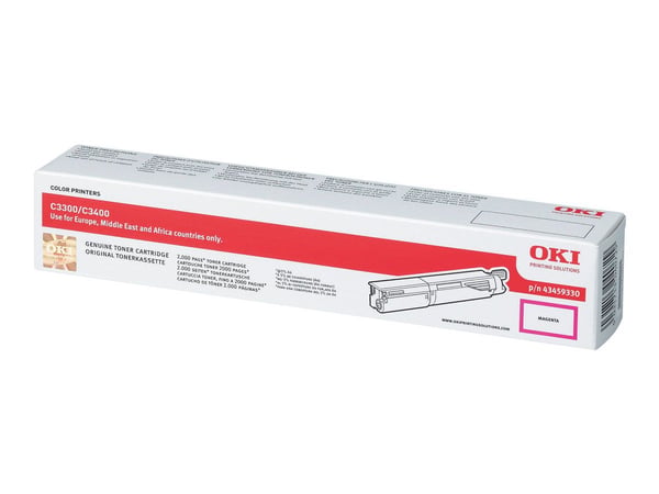 OKI 43459330, 2500 sivua, Magenta, 1 kpl
